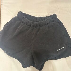 PINK Victoria's Secret Black Lounge Shorts